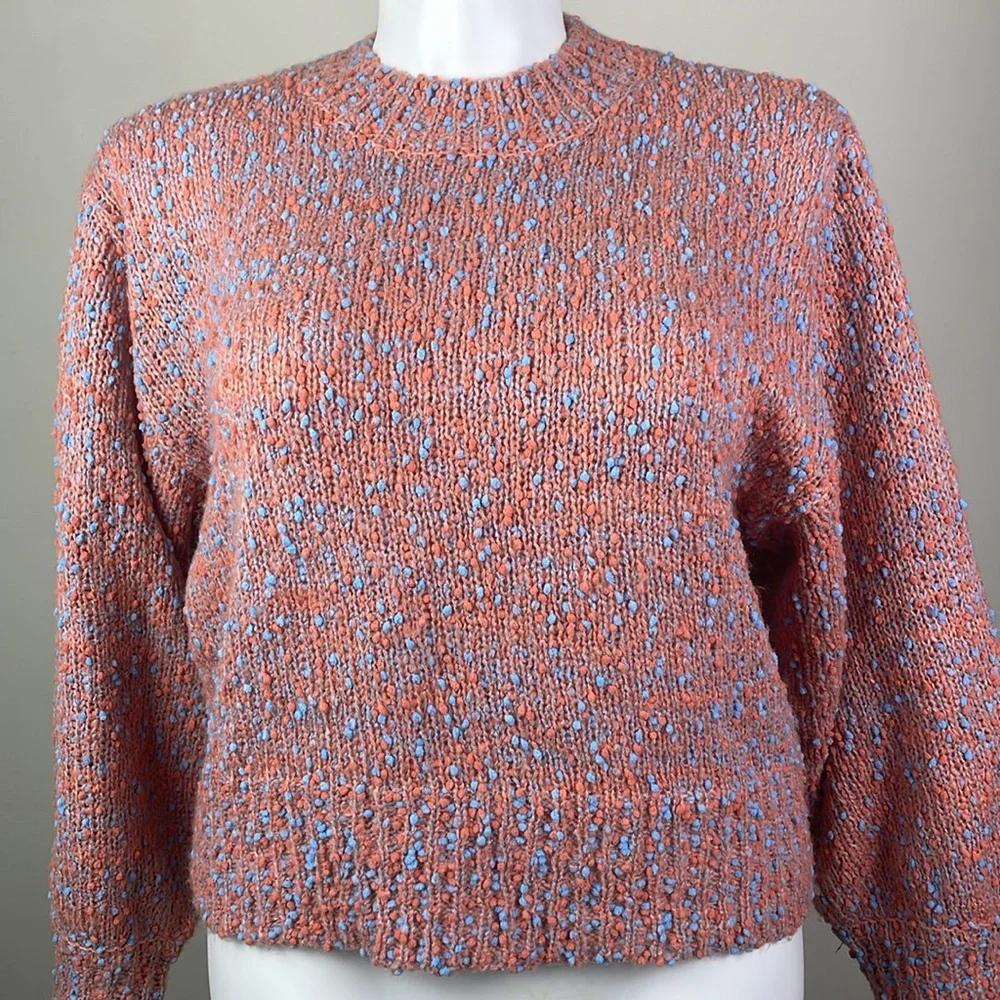 Moon River Textured Sweater Popcorn Knit